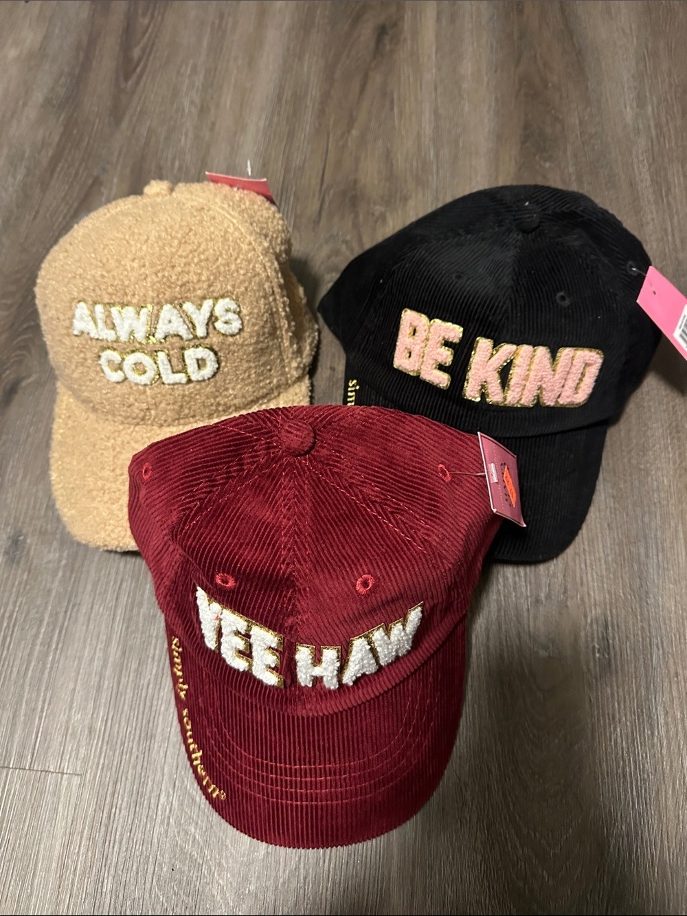 Women’s Baseball Caps Bundle of 3